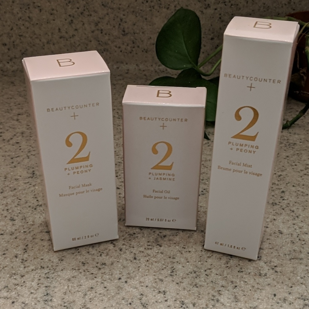 Beautycounter No. 2 Plumping Mask, Oil, Mist